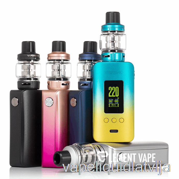 Vaporesso Gen 200 220w Starta Komplekts Matēts Pelēks (itank Versija) Vape šķidrums